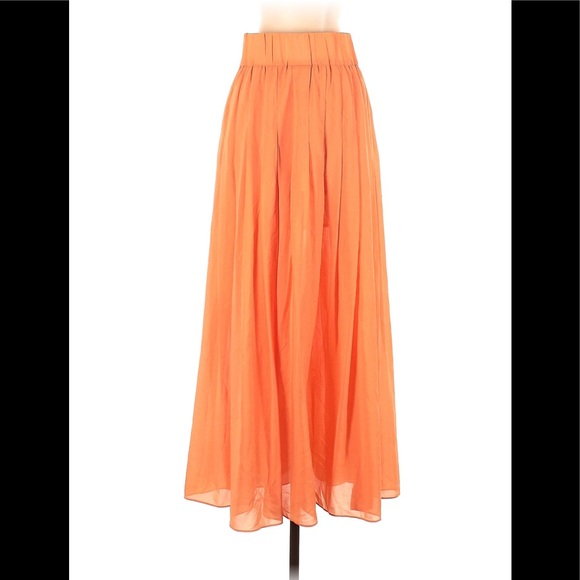 Anthropologie: Maeve, SM creamsicle maxi skirt - Picture 3 of 8